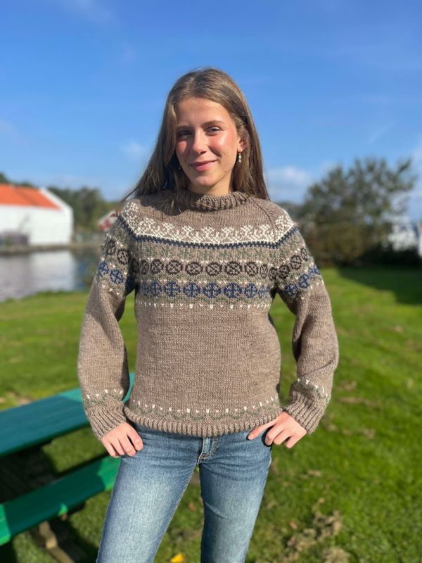 Fantholmen-genser (strikkepakke)