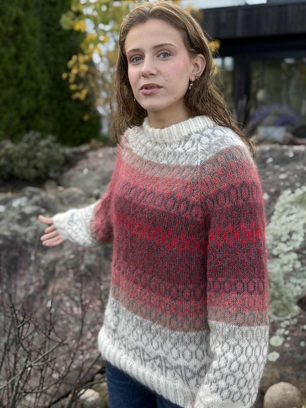 Madr-genser - Ferdigstrikka