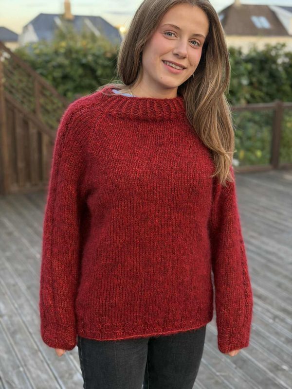 Fagerholt-genser (strikkepakke)