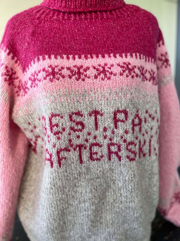 Afterski-genser - Ferdigstrikka