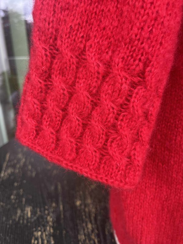 Tresse sweater 2 short sleeves