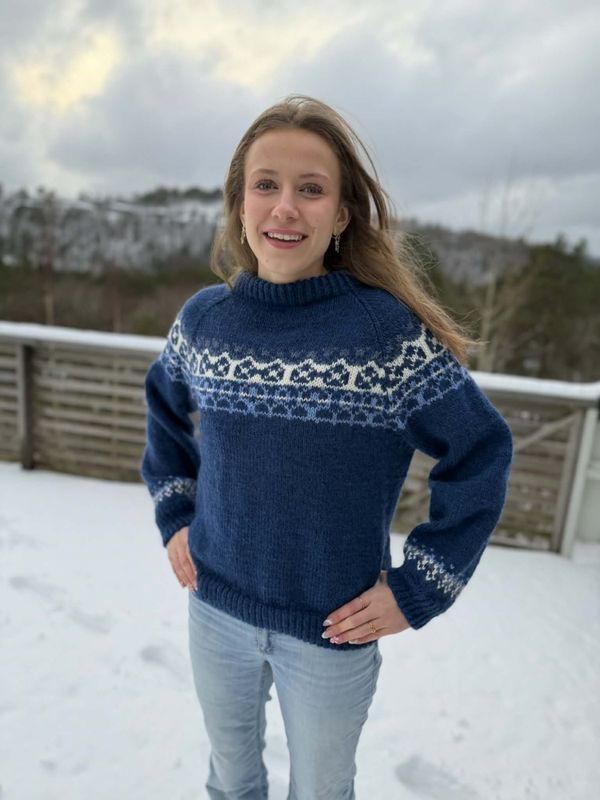 Lahelle-genser (strikkepakke)