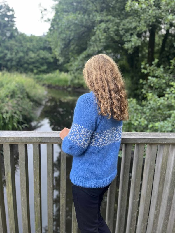 Augland sweater, blue