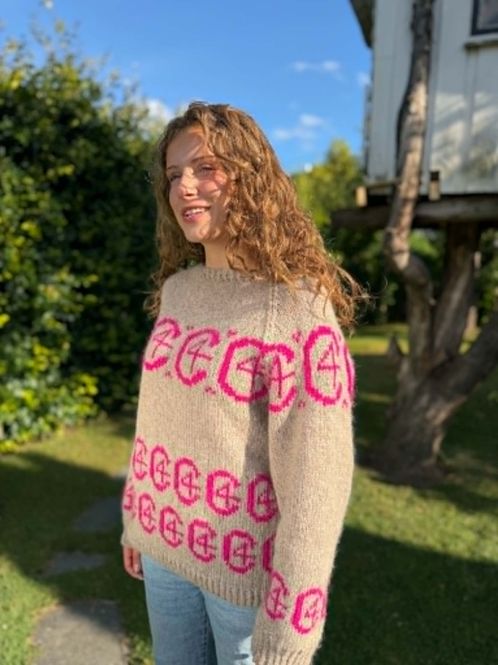 Hovedbilde Christiansandsgenser, oversized i Viking Alpaca ...